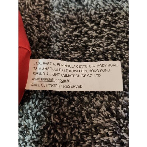 Elvis Plush Bear Animated Singing Blue Christmas #A23 - Picture 7 of 7